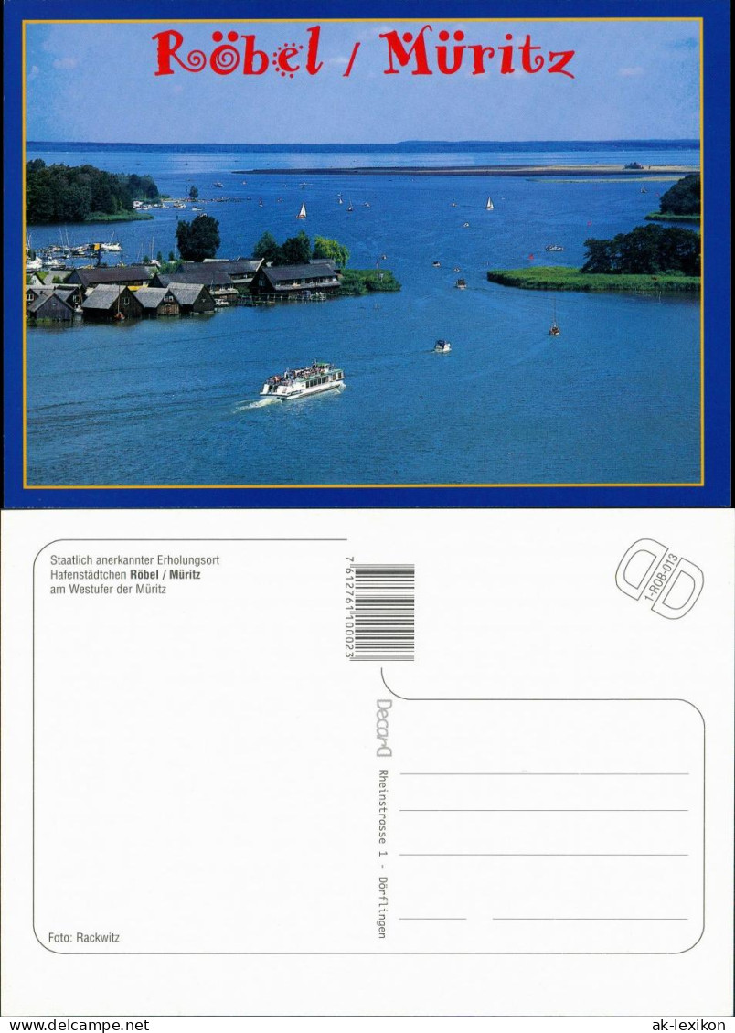 Röbel/Müritz Luftbild - Hafenstadt, Am Westufer Der Müritz 2000 - Röbel