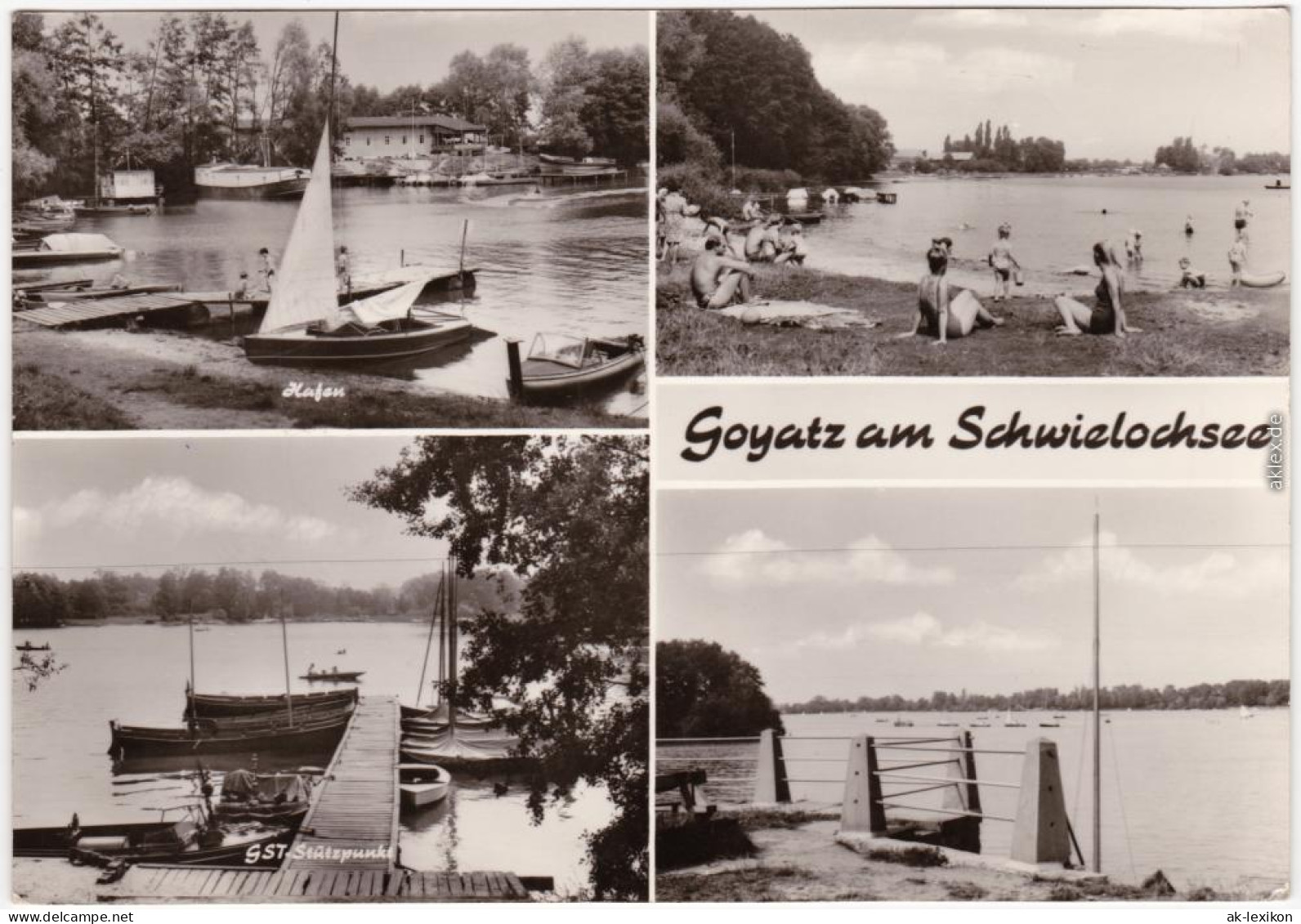 Goyatz Schwielochsee Schwielochsee, Belebt Foto Ansichtskarte 1975 - Goyatz