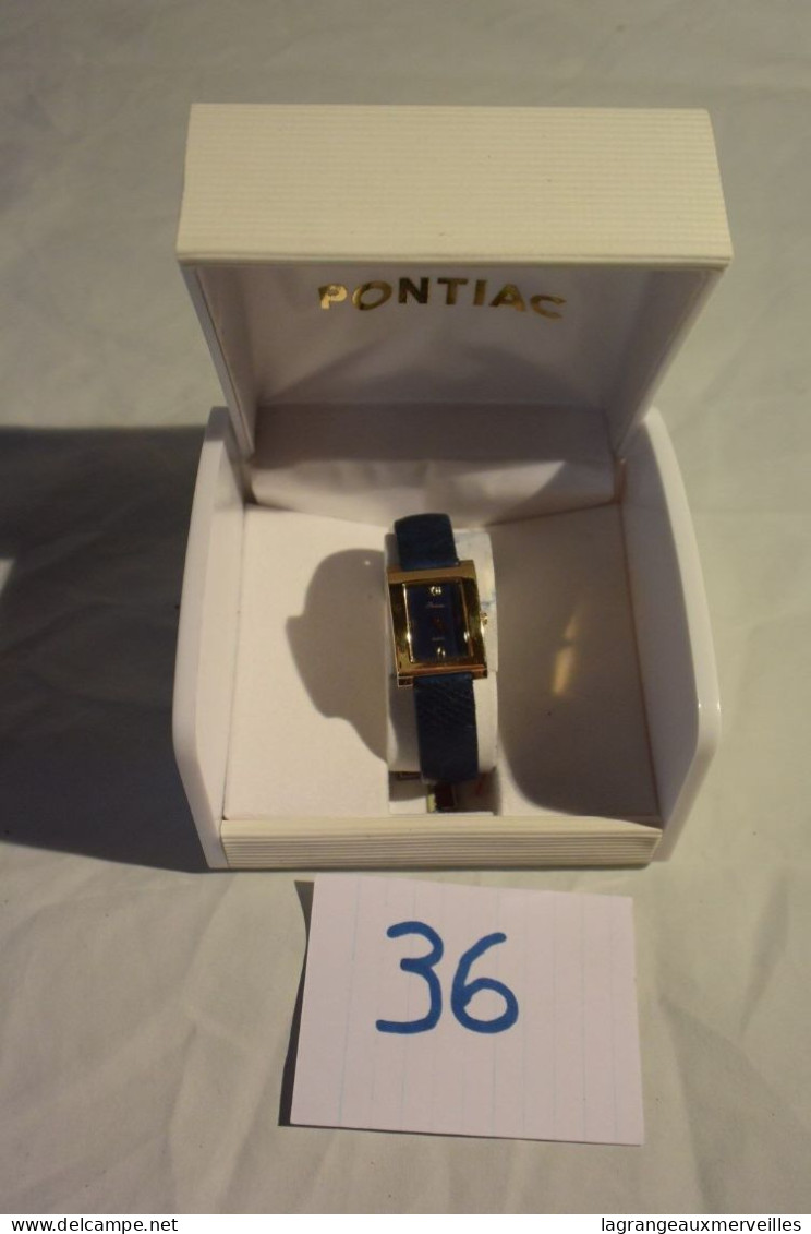 C36 Authentique Montre De Dame PONTIAC Avec Son étui - Relojes Ancianos