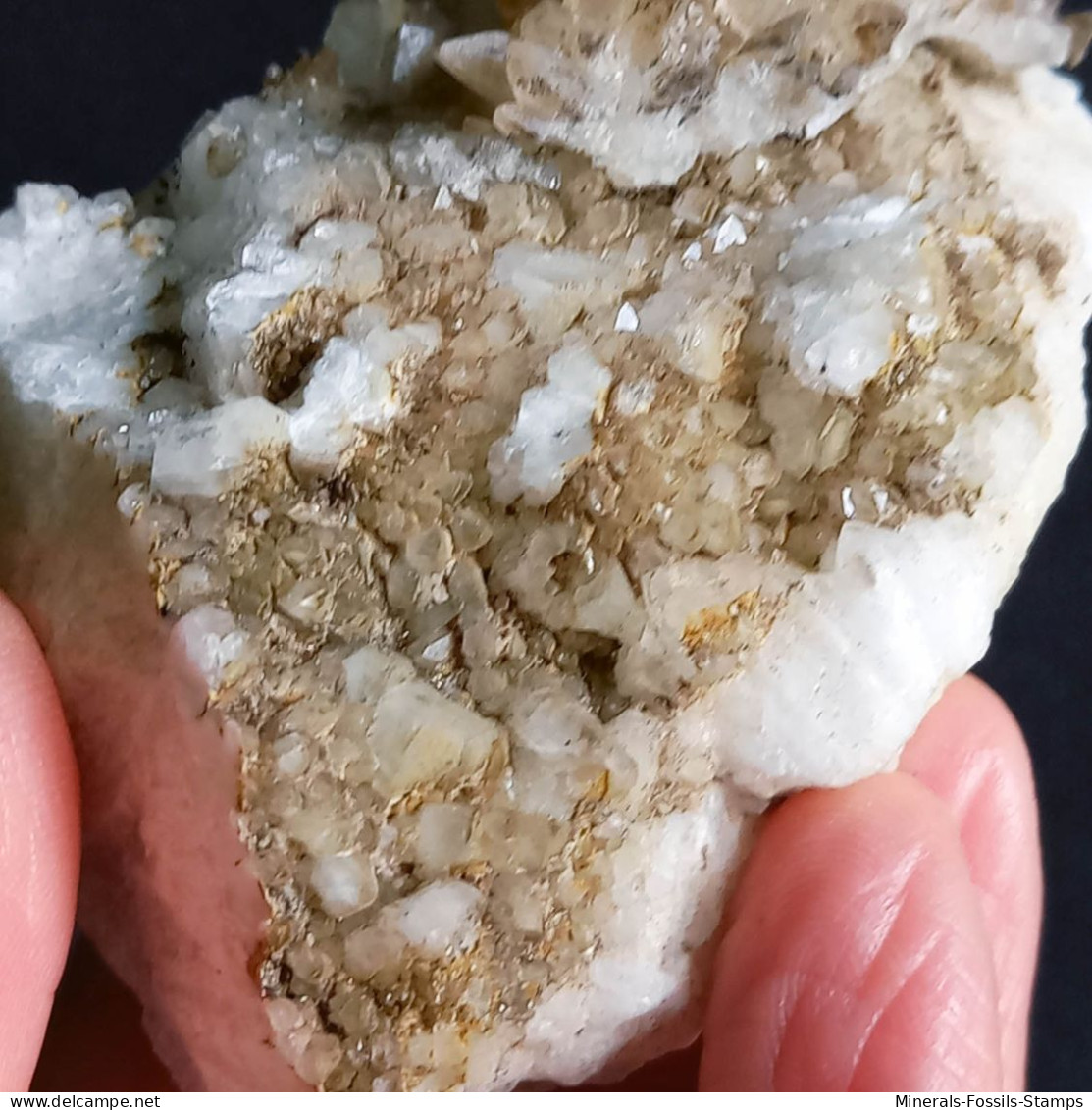 #V46 - Curioso gruppo CALCITE cristalli (Val Bedretto, Svizzera)