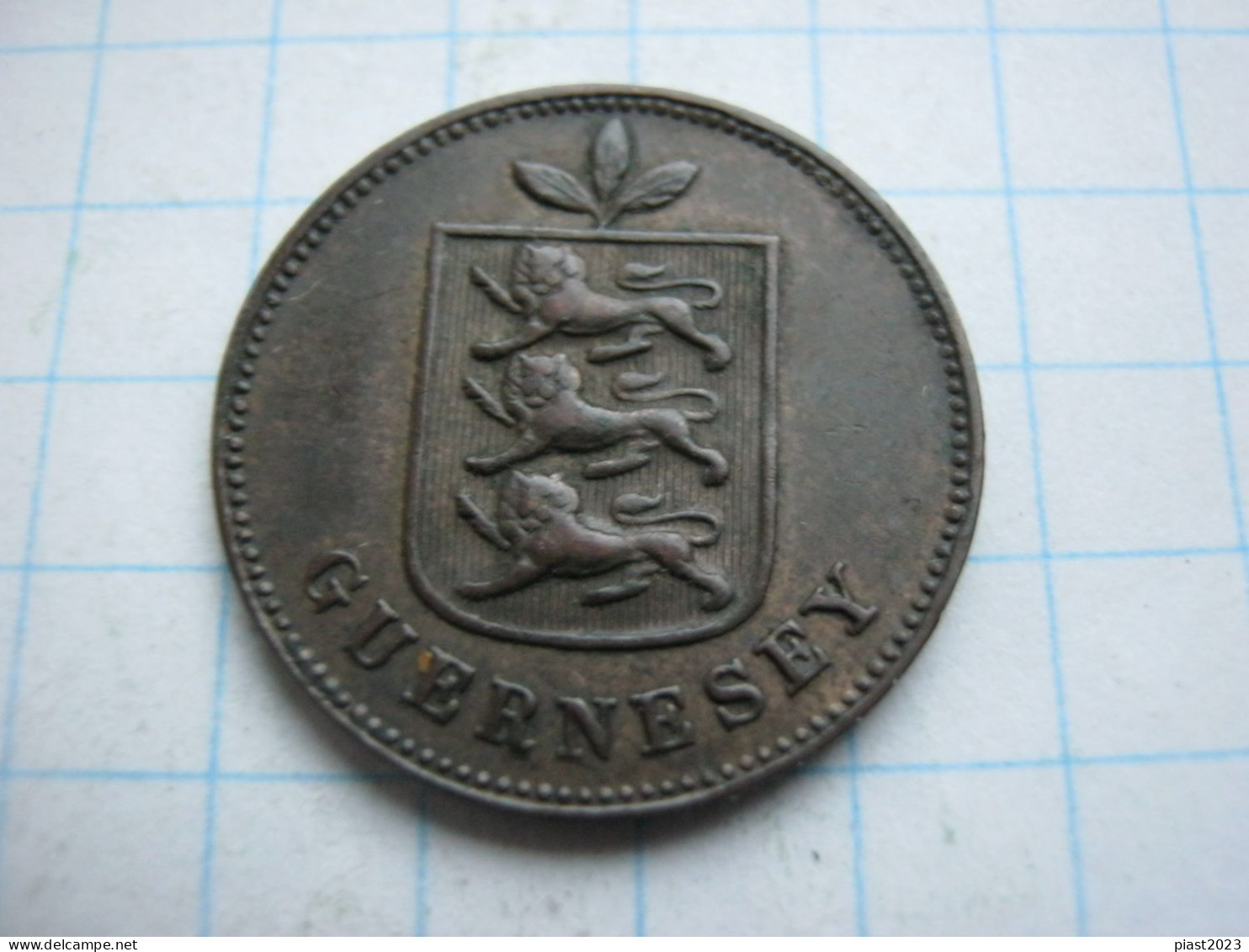 Guernsey 1 Double 1889 - Guernesey