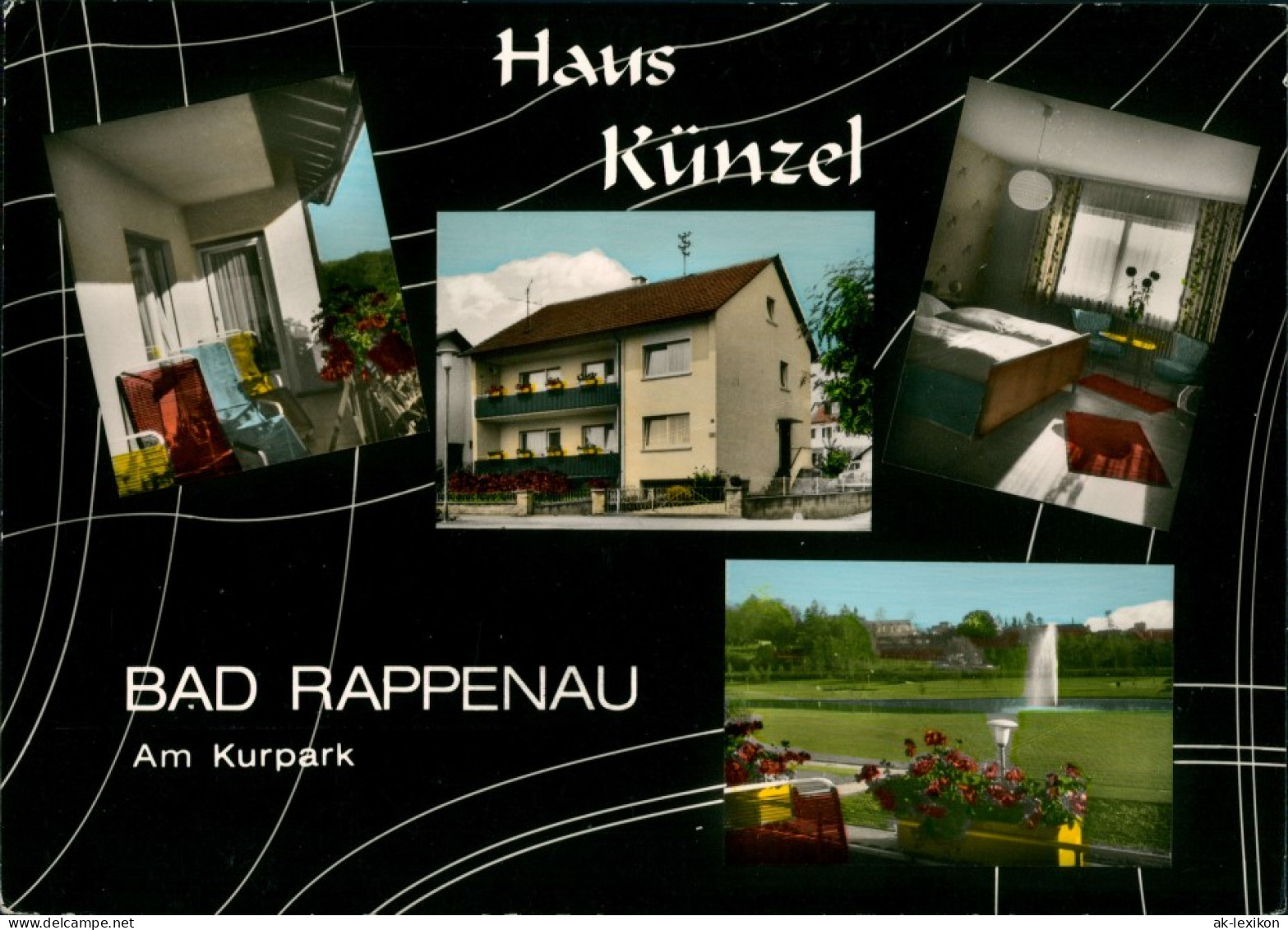 Bad Rappenau Schillerstraße Kurpark Haus E. Künzel, Unterkunft Pension 1972 - Bad Rappenau