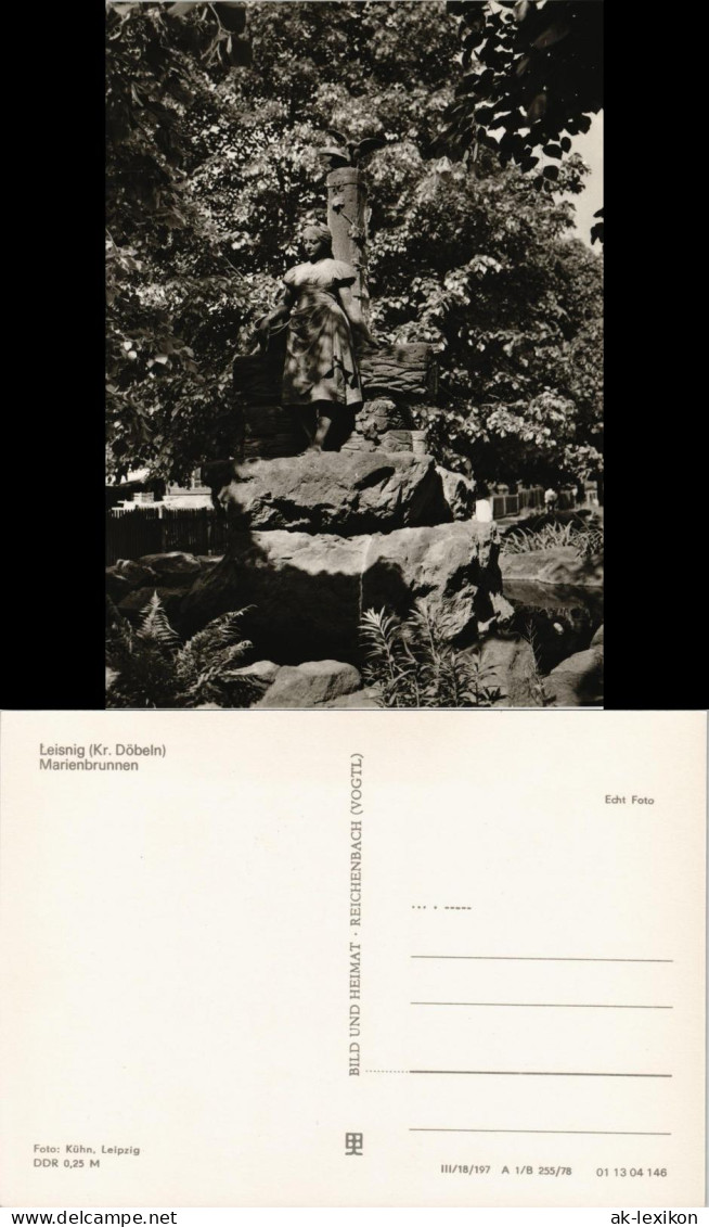Ansichtskarte Leisnig Partie Am Marienbrunnen 1978 - Leisnig