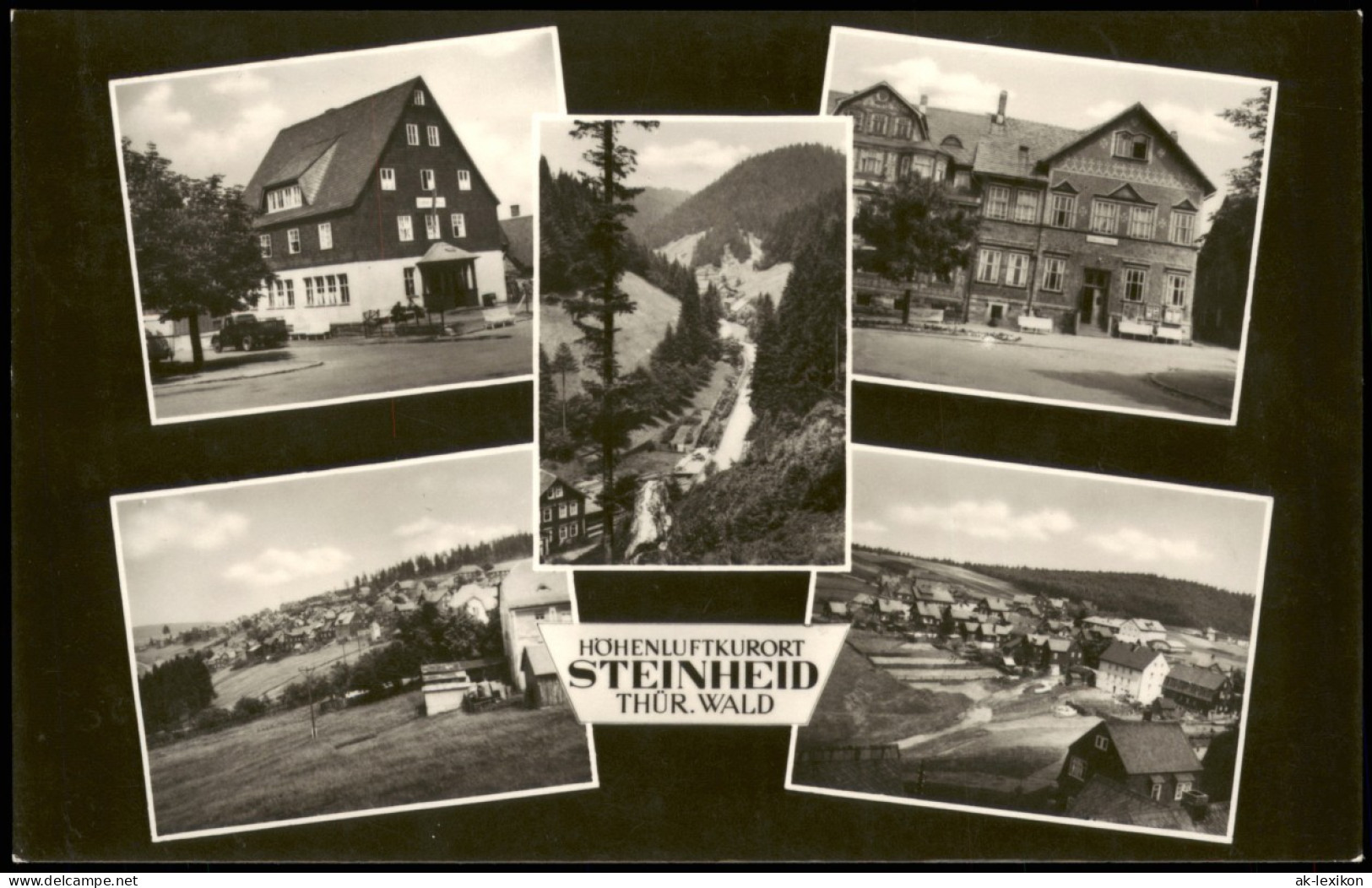 Steinheid-Neuhaus Am Rennweg DDR Mehrbild-AK Mit Orts- Und Umlandansichten 1966 - Neuhaus