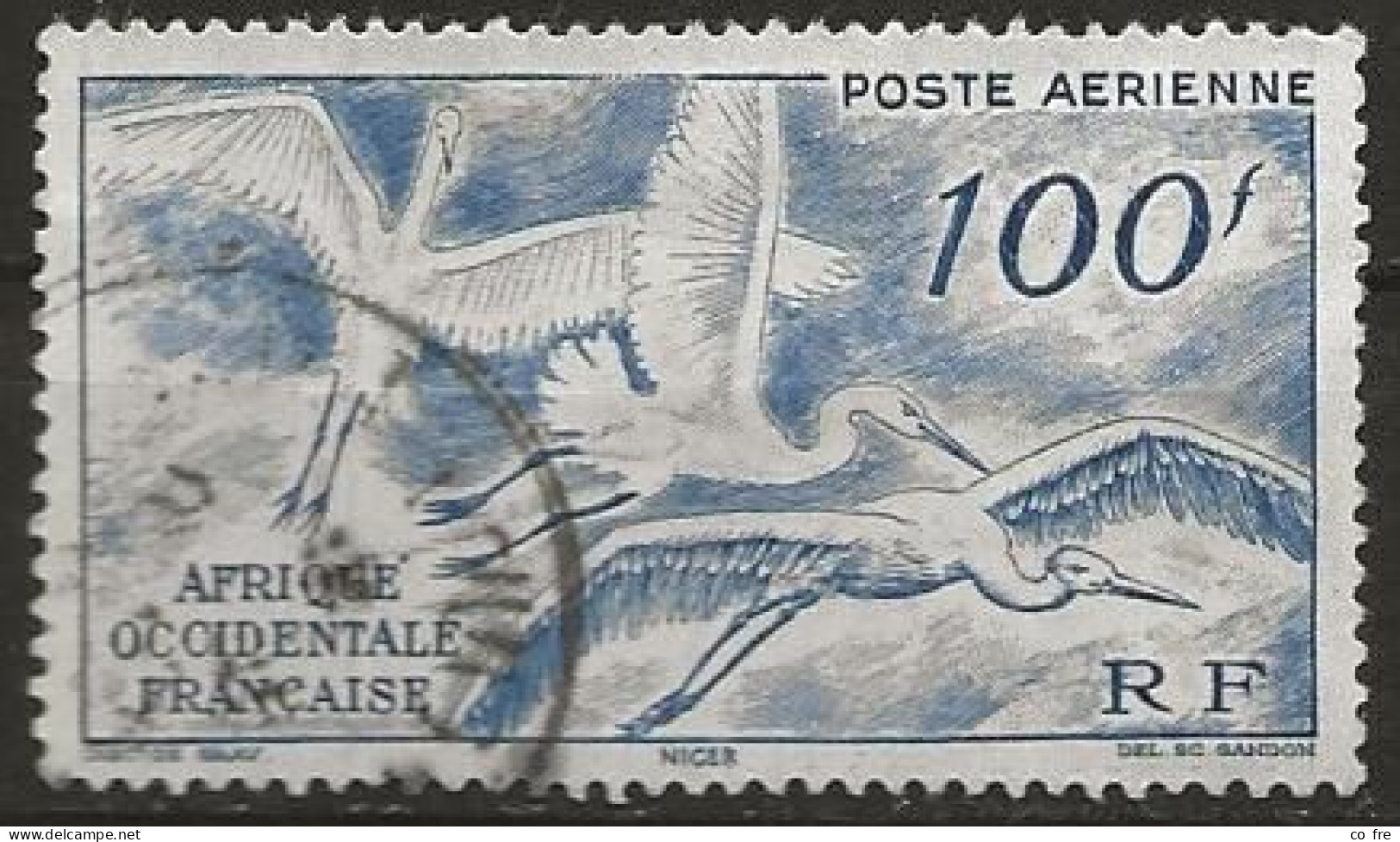 AOF, Poste Aérienne N°13 (ref.2) - Usati