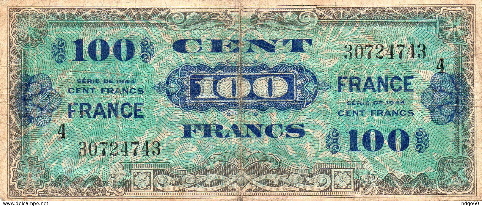 Billet 100  Fr Du Trésor " Verso France " - 1945 Verso Frankreich