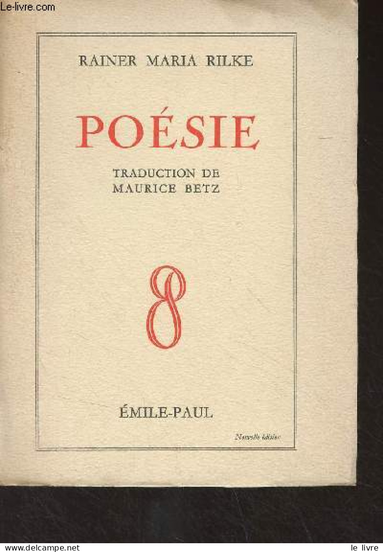 Poésie - Rilke Rainer Maria - 1949 - Autres & Non Classés