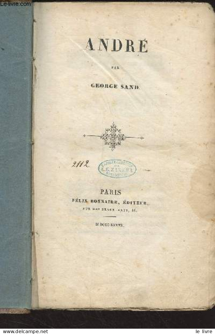 André - Sand George - 1837 - Valérian