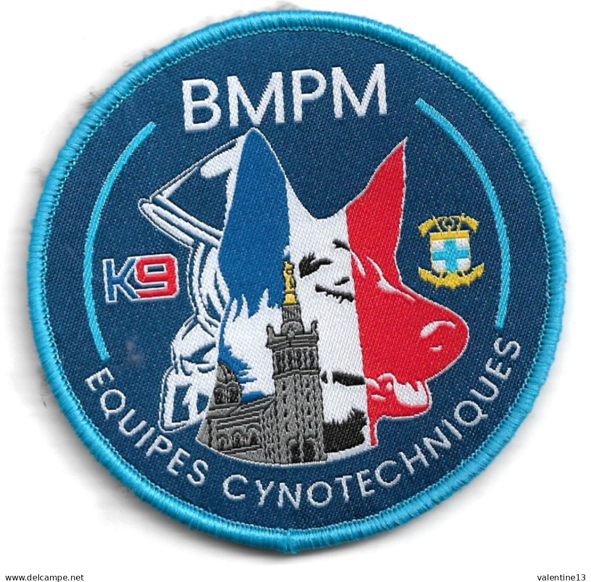 Ecusson Tissu BMP MARSEILLE EQUIPES CYNOTECHNIQUES - Firemen