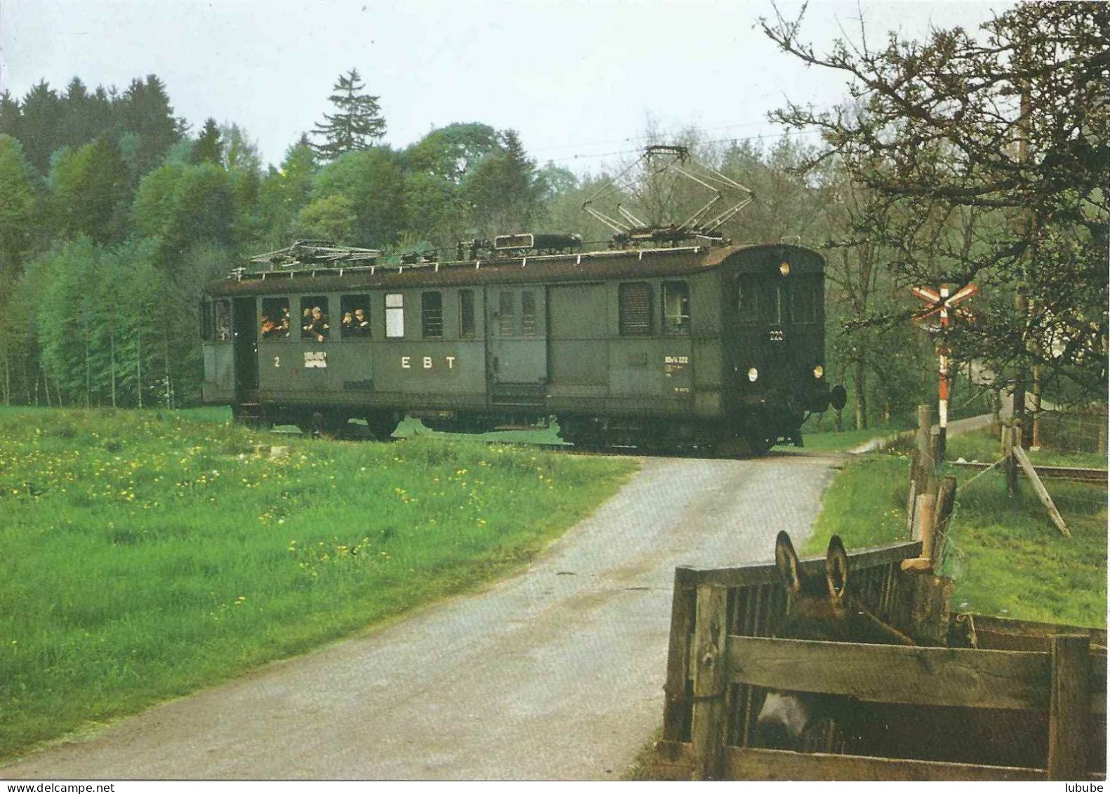 Tschäppel - Letzte Fahrten Strecke Huttwil Eriswil        1978 - Huttwil