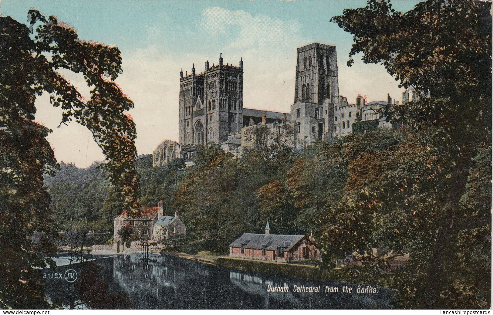 Postcard Durham Cathedral From The Banks My Ref B14860 - Durham City