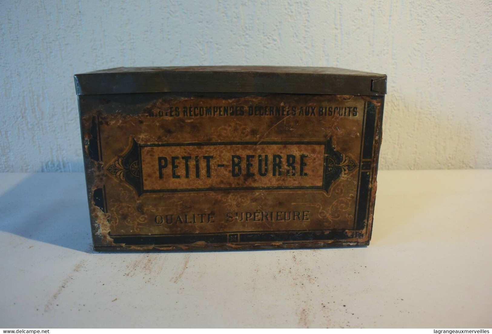 C36 Authentique Boite En Métal PETIT BEURRE 50' 60' - Boxes