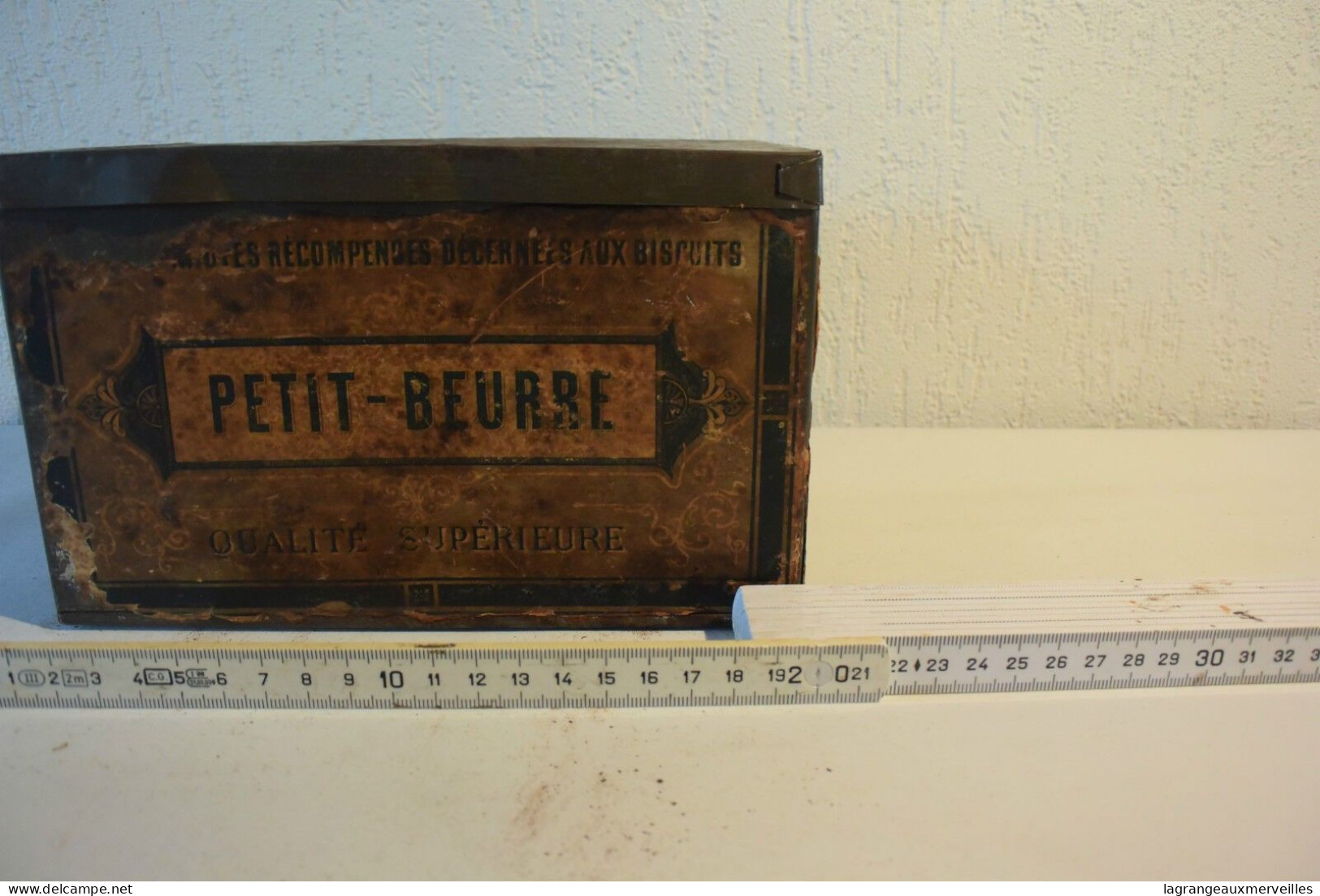 C36 Authentique Boite En Métal PETIT BEURRE 50' 60' - Boxes