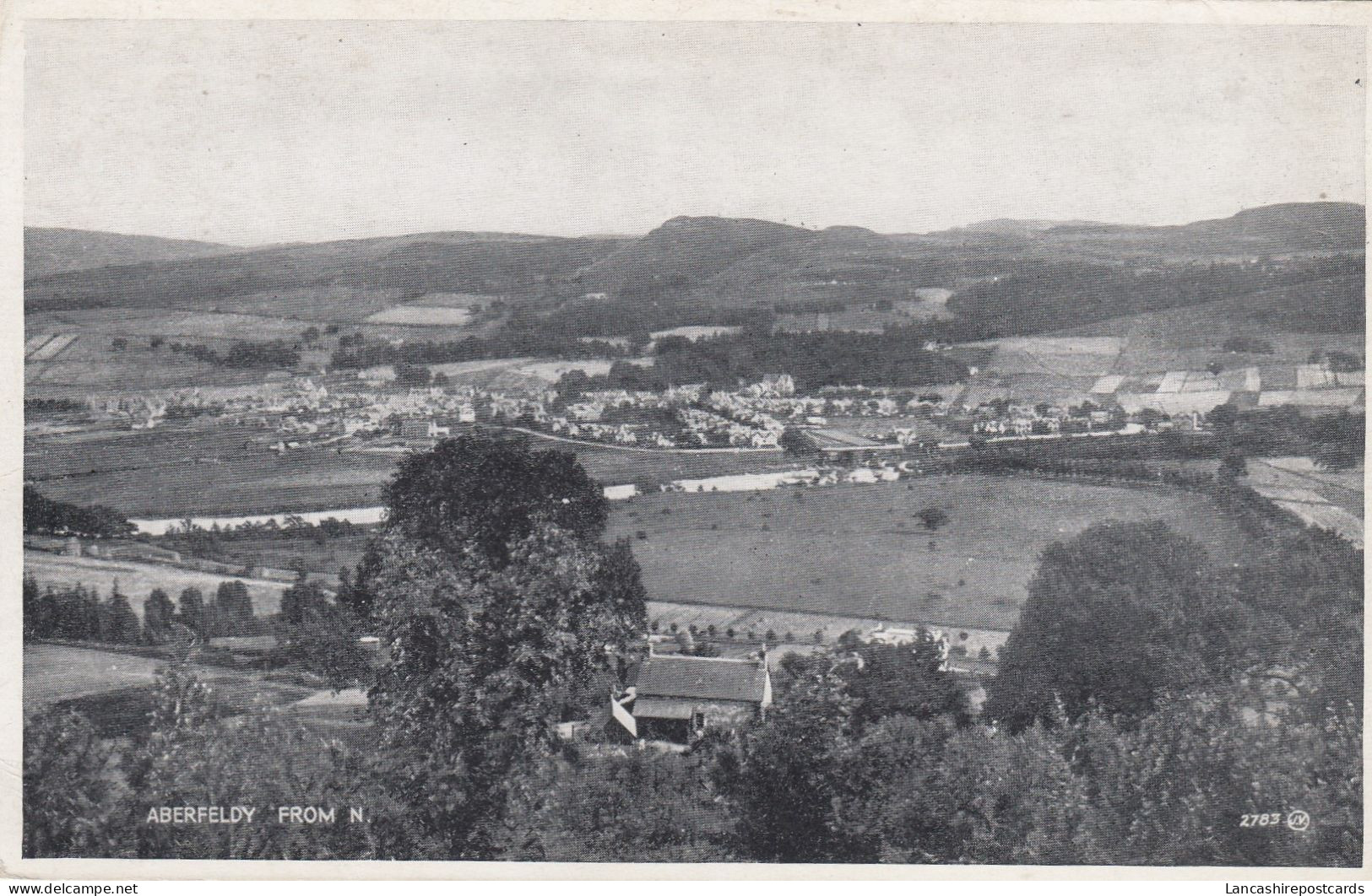 Postcard Aberfeldy From North My Ref B14862 - Perthshire