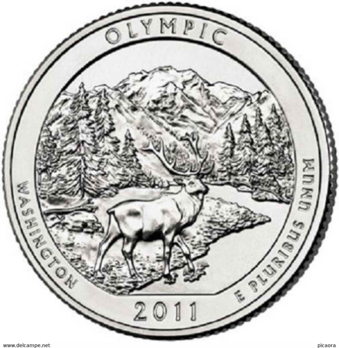 USA EEUU 25 CENTS. QUARTER DOLLAR OLIMPIC 2011 P  UNC NEW - 2010-...: National Parks