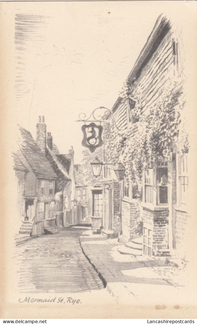 Postcard Mermaid Street Rye  My Ref B14863 - Rye