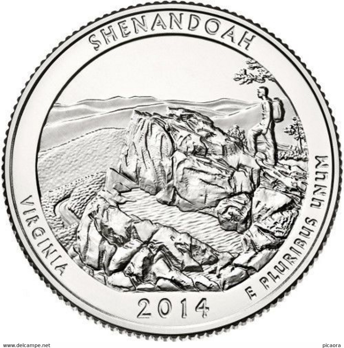 USA EEUU 25 CENTS. QUARTER DOLLAR SHENANDOAH 2014 D O P A ELEGIR UNC NEW - 2010-...: National Parks