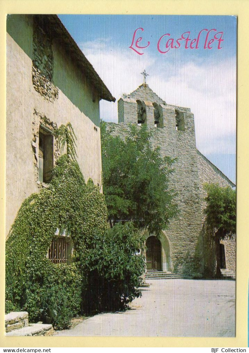 83. LE CASTELLET / L’église / Carte Toilée (voir Scan Recto/verso) - Le Castellet