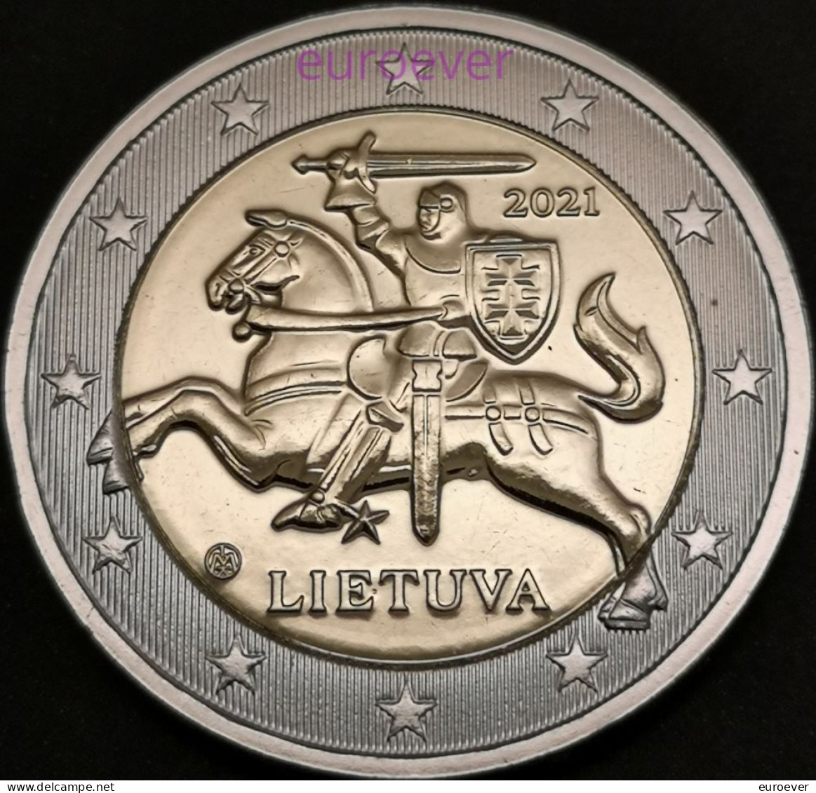 2 Euro Kursmünze 2024 Litauen / Lithuania UNC Aus BU KMS - Litauen