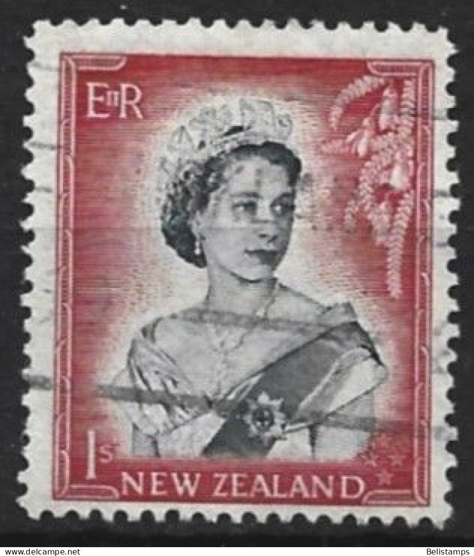 New Zealand 1954. Scott #297 (U) Queen Elizabeth II - Gebruikt