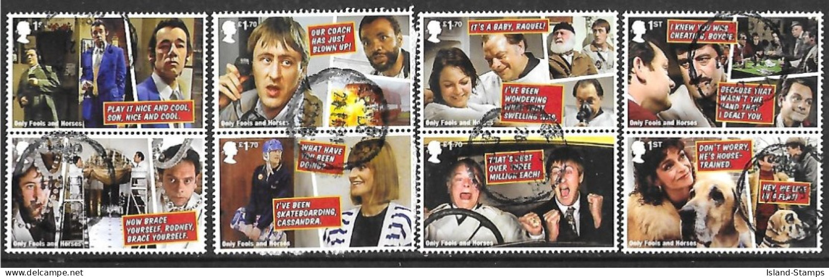 2021 Only Fools And Horses Used Set HRD2-B - Used Stamps