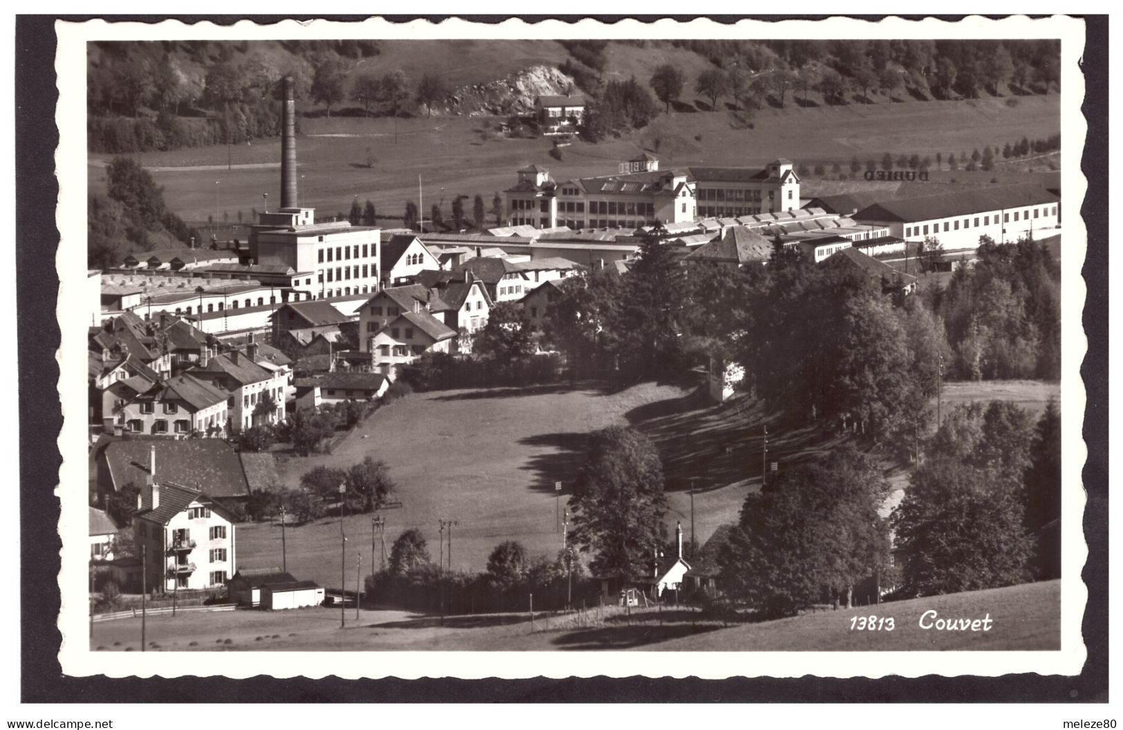 Suisse  COUVET  Vue Générale  1965  2 Scans - Couvet