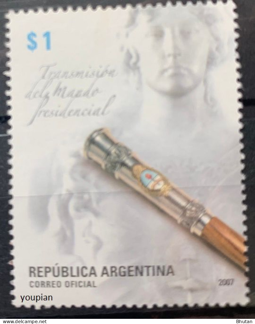 Argentina 2007, Presidential Inauguration, MNH Single Stamp - Unused Stamps