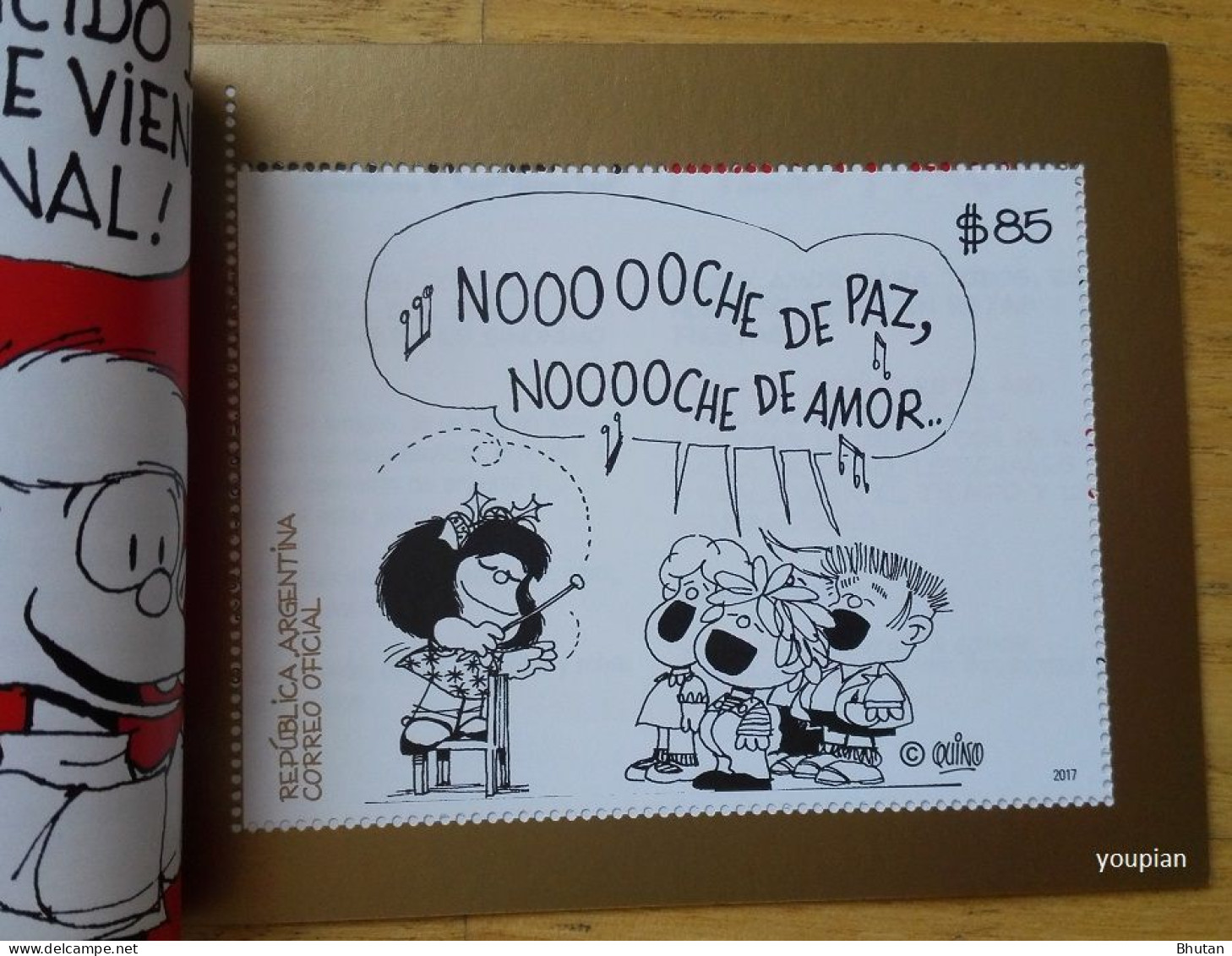 Argentina 2017, Comics - Mafalda, MNH Stamps Set With Extra Single Stamp - Presentation Book - Ongebruikt