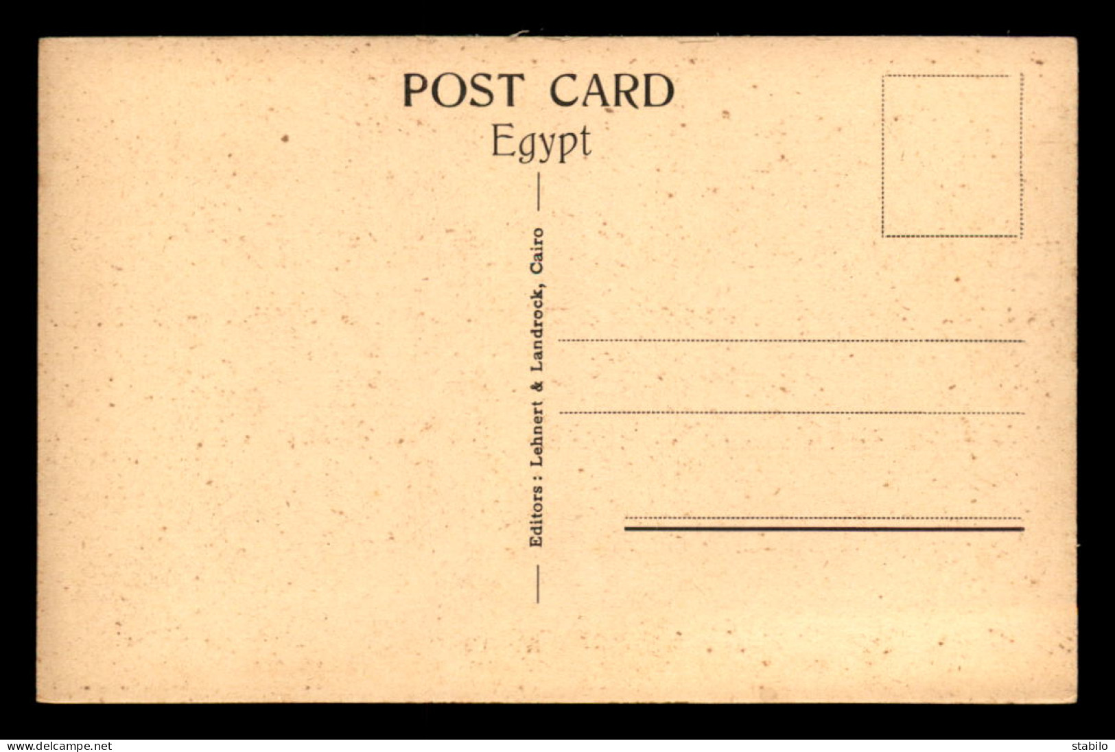 EGYPTE - LENHERT & LANDROCK N°1572 - EDFOU PILLAR - Idfu