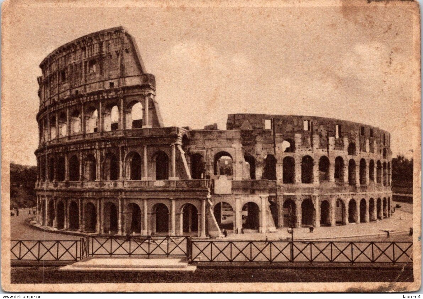 4-2-2024 (3 X 18) Italy - Poted To France 1950 - Roma Colisseum - Colosseum