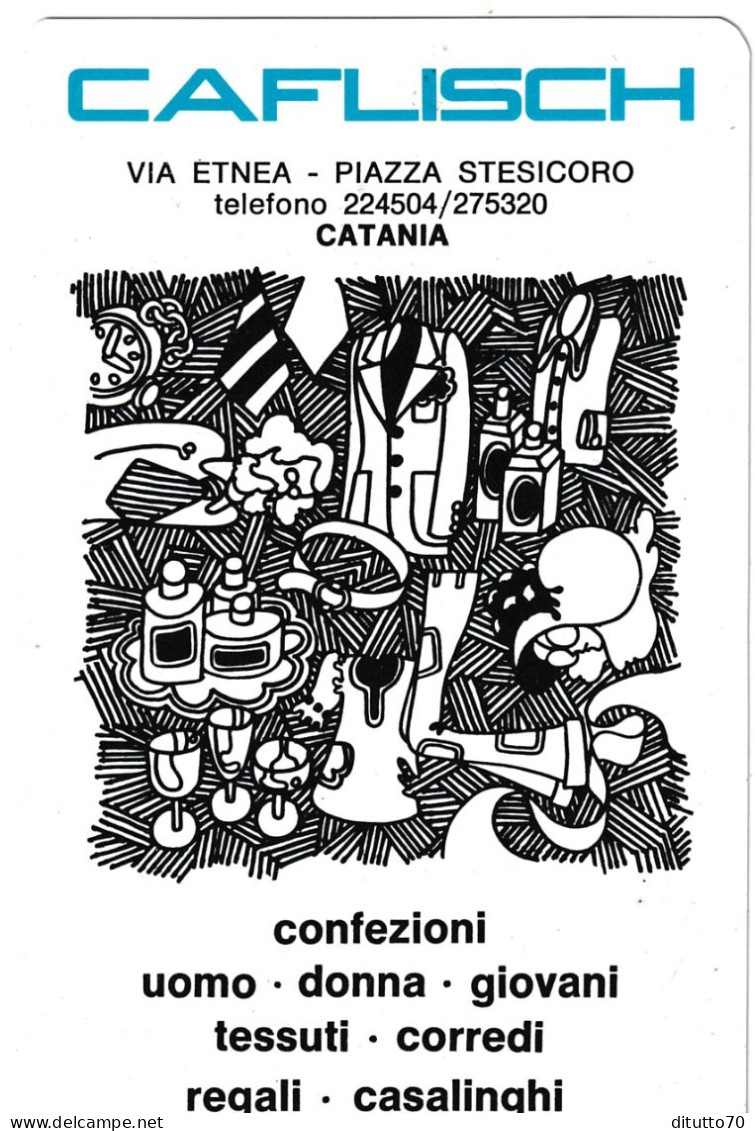 Calendarietto - Caflisch - Catania - Anno 1976 - Petit Format : 1971-80