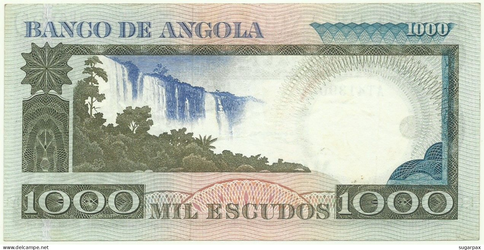 Angola - 1000 Escudos - 10.6.1973 - Pick: 108 - Serie AT - Luiz De Camões - PORTUGAL - 1.000 - Angola