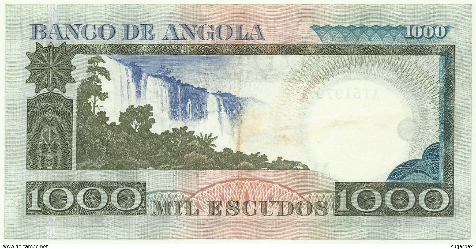 Angola - 1000 Escudos - 10.6.1973 - Pick: 108 - Serie AT - Luiz De Camões - PORTUGAL - 1.000 - Angola