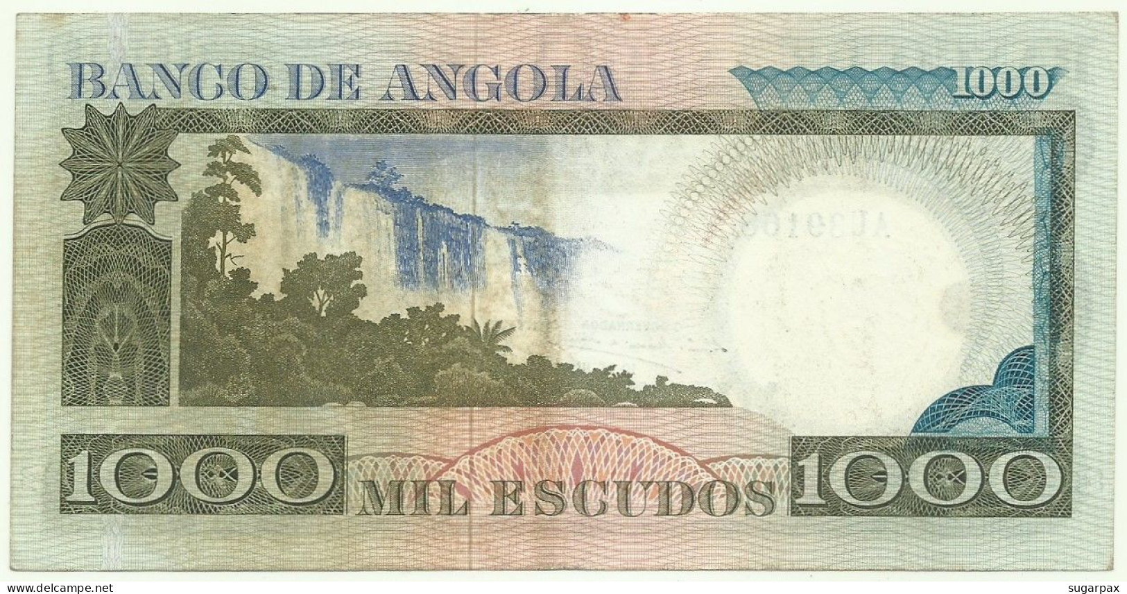 Angola - 1000 Escudos - 10.6.1973 - Pick: 108 - Serie AU - Luiz De Camões - PORTUGAL - 1.000 - Angola