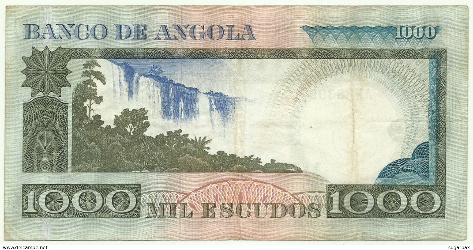 Angola - 1000 Escudos - 10.6.1973 - Pick: 108 - Serie AW - Luiz De Camões - PORTUGAL - 1.000 - Angola