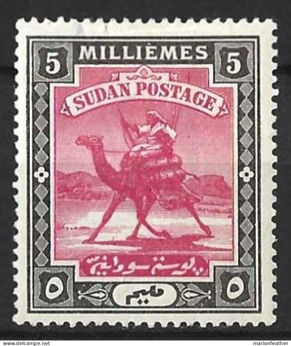 SUDAN...KING EDWARD VII..(1901-10..).....CAMEL....5m.....SG23.....SLIGHT THIN ON TOP........MH.... - Soudan (...-1951)