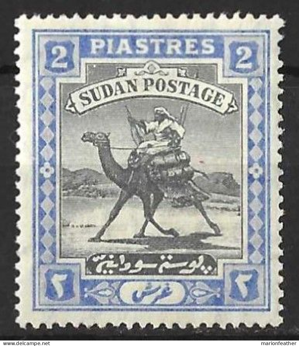 SUDAN...KING EDWARD VII..(1901-10..).....CAMEL....2p.......SG25...(CAT.VAL.£50...)......MH. - Soudan (...-1951)