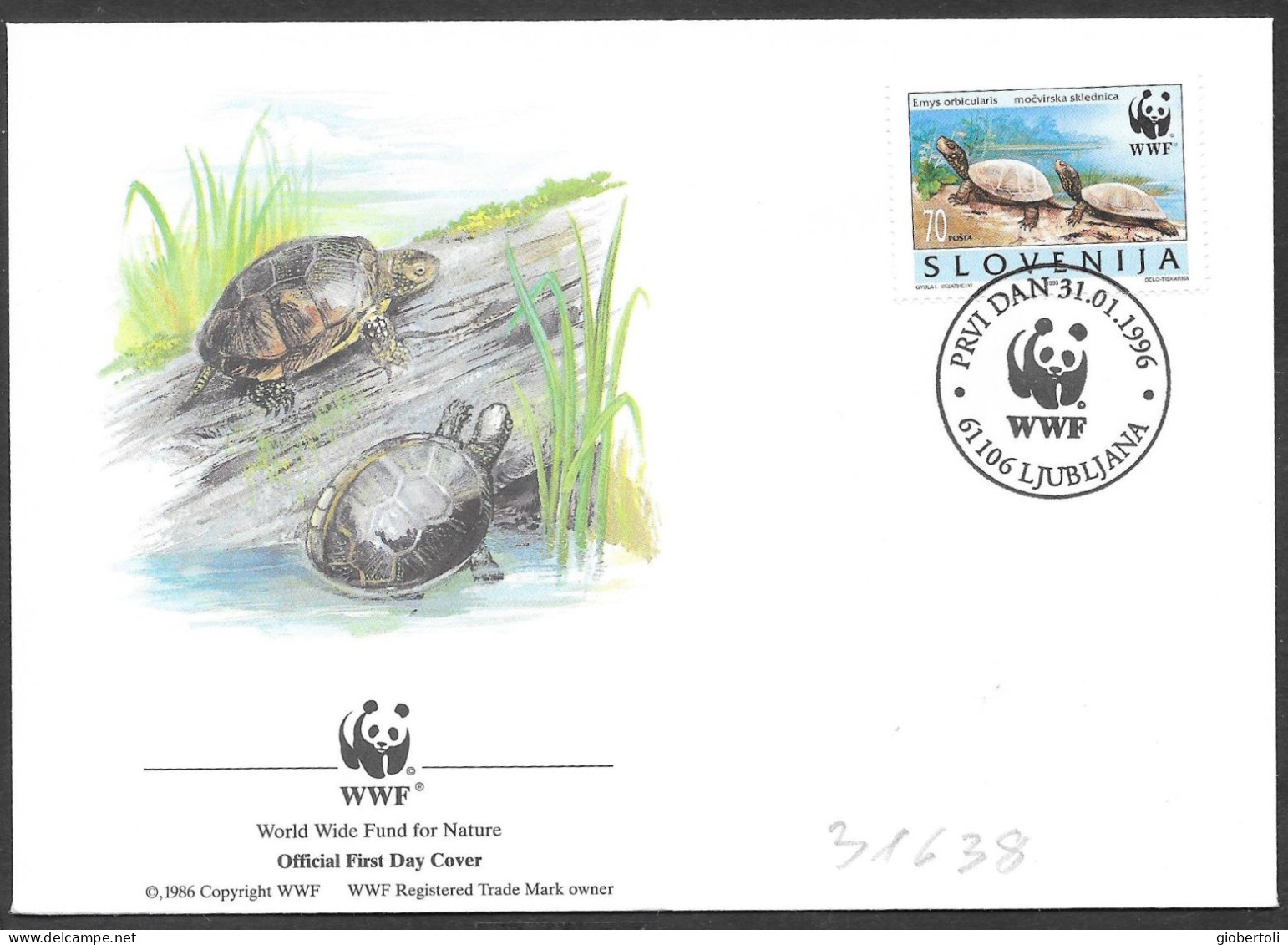 Slovenia/Slovénie: FDC, Tartaruga, Turtle, Tortue - FDC