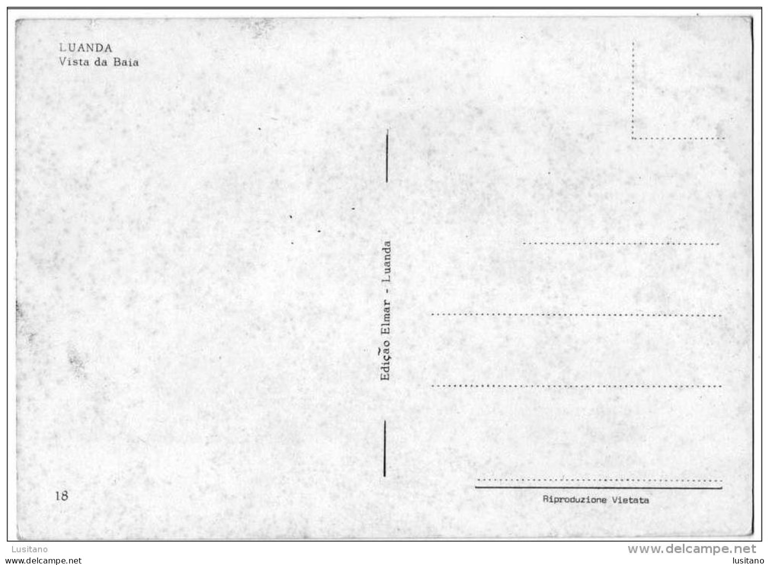 Luanda - Vista Da Baia - Angola - Afrique - Africa ( 2 Scans ) - Angola