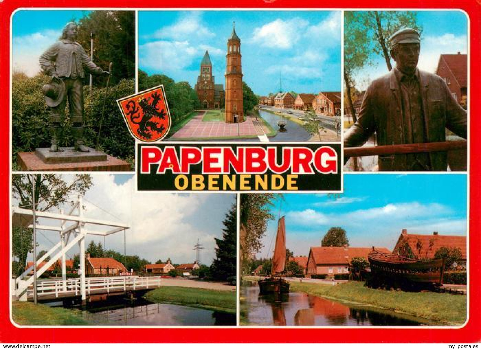 73955217 Papenburg_Ems Stadtgruender Velen Kirche Ziehbruecke Emspartie - Papenburg