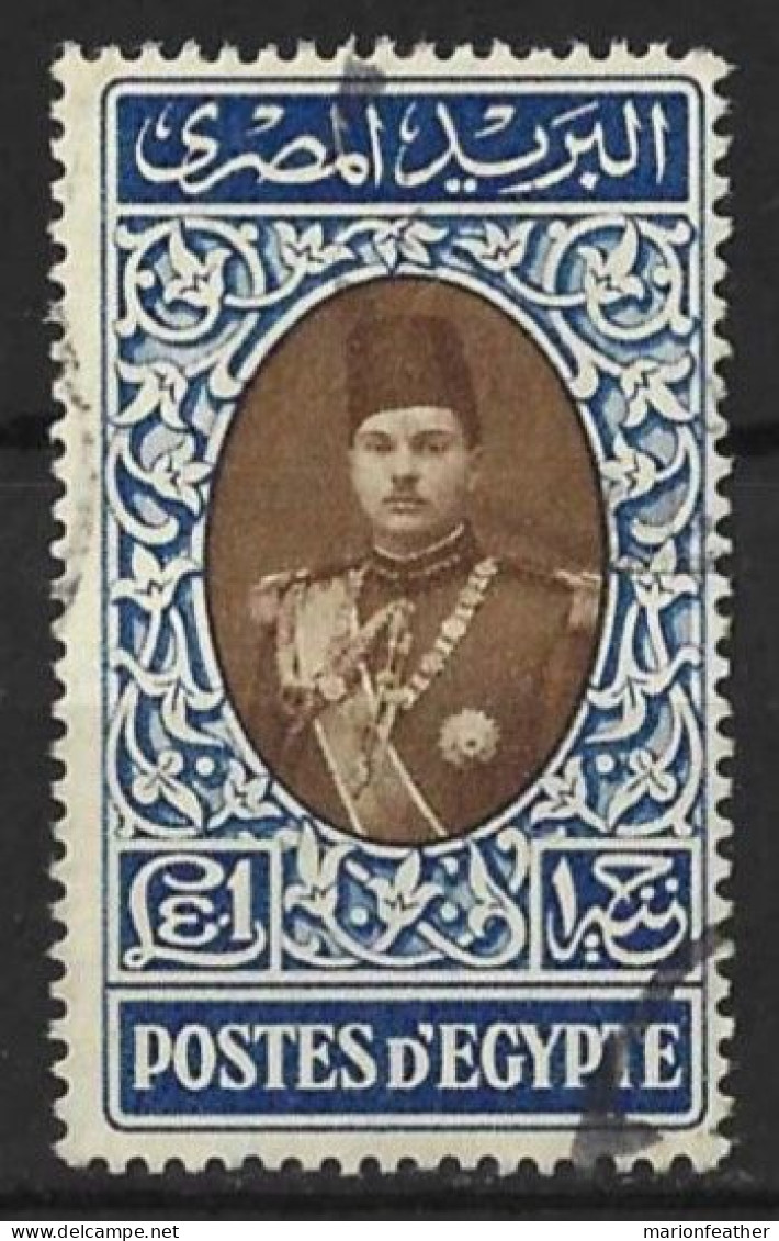 EGYPT........" 1939.."....£1.....SG283.....VFU... - Oblitérés