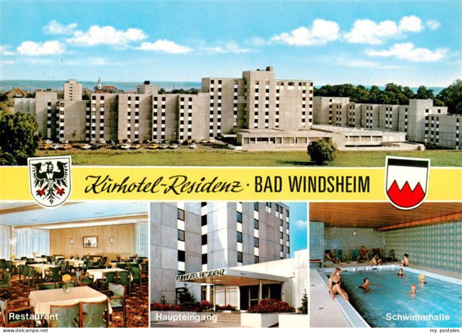 73955106 Bad_Windsheim Kurhotel Residenz Restaurant Haupteingang Schwimmhalle - Bad Windsheim