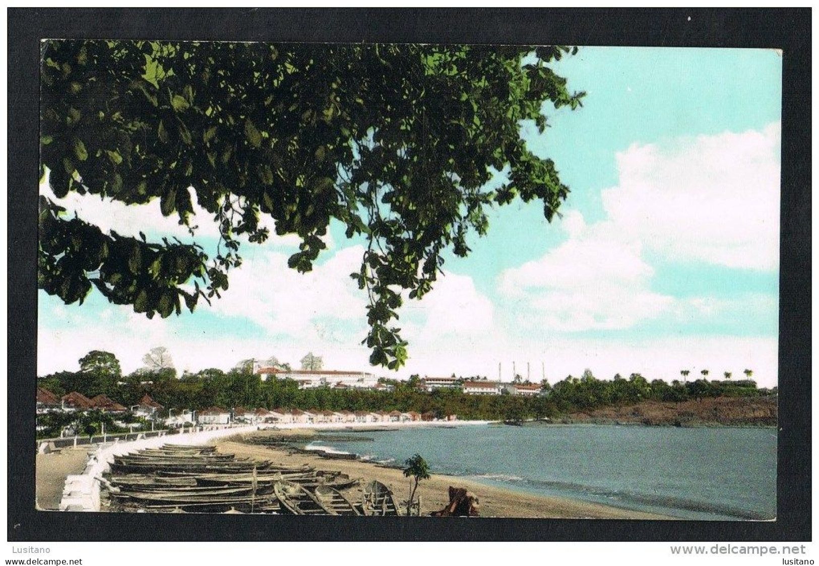 S. TOME E PRINCIPE ISLAND - BAIA D'ANA CHAVES ( 2 SCANS ) - Sao Tome Et Principe