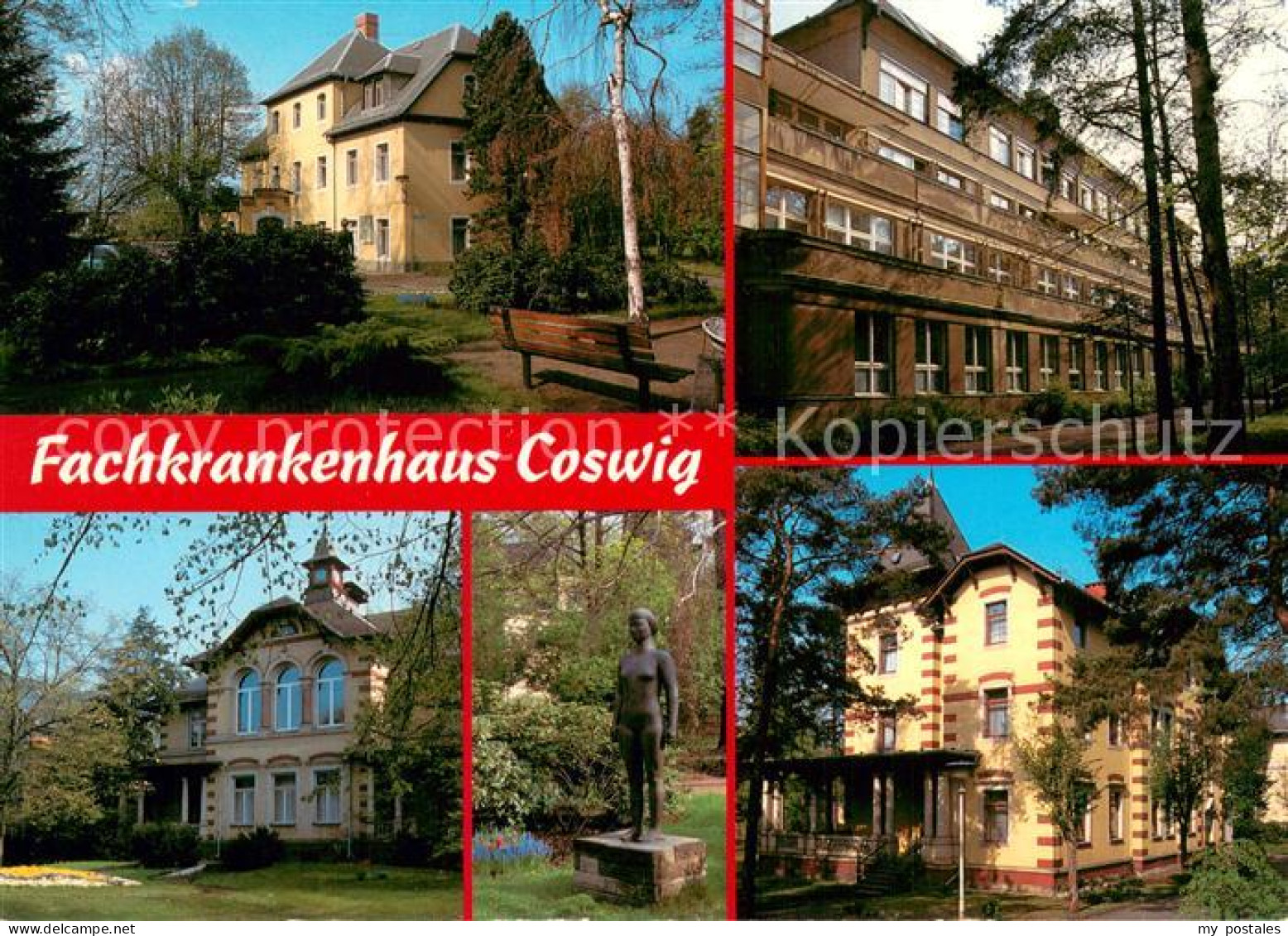 73734571 Coswig Sachsen Fachkrankenhaus Denkmal Coswig Sachsen - Coswig