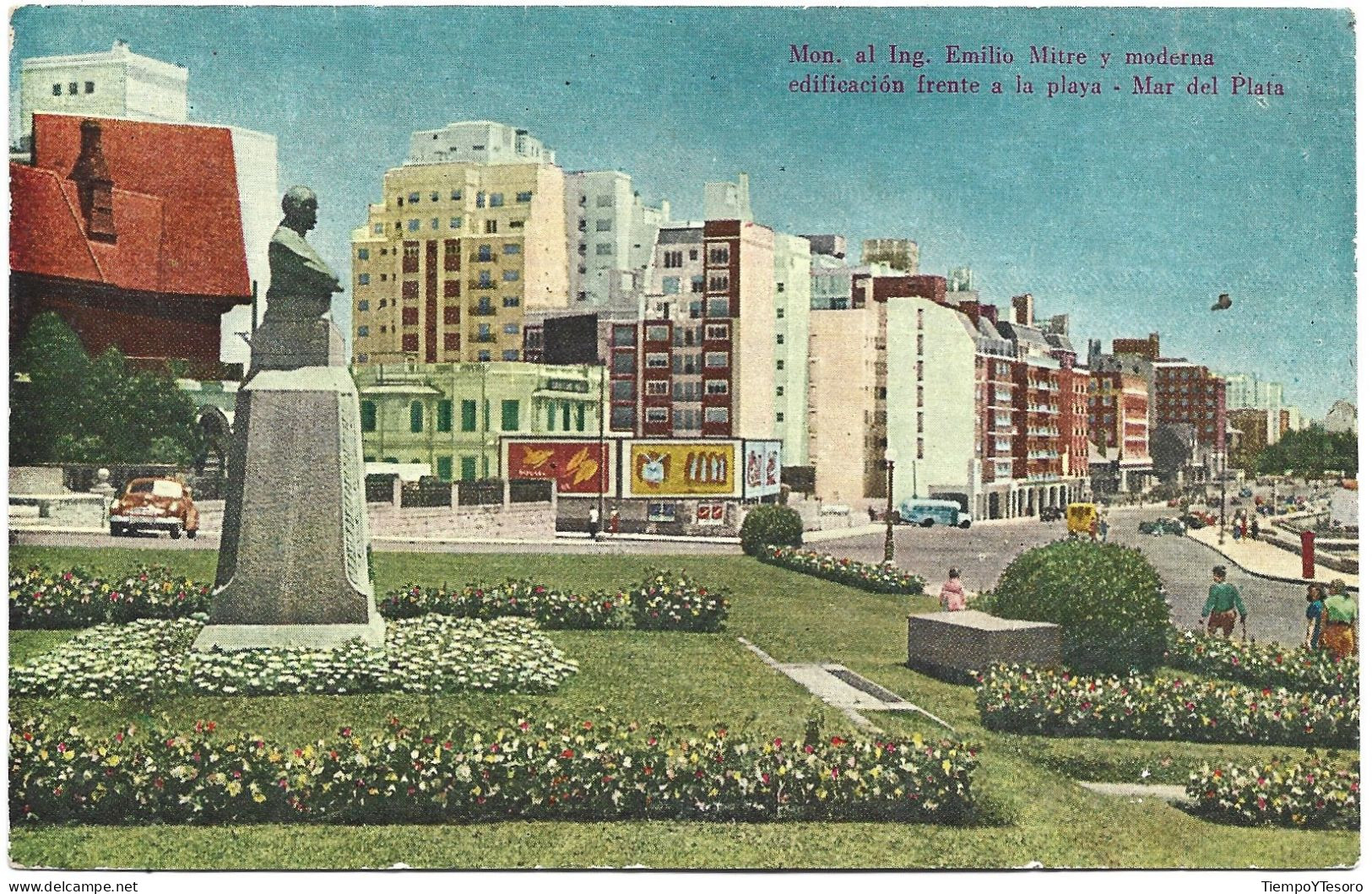 Postcard - Argentina, Mar Del Plata, Edification Next To The Beach, N°582 - Argentine