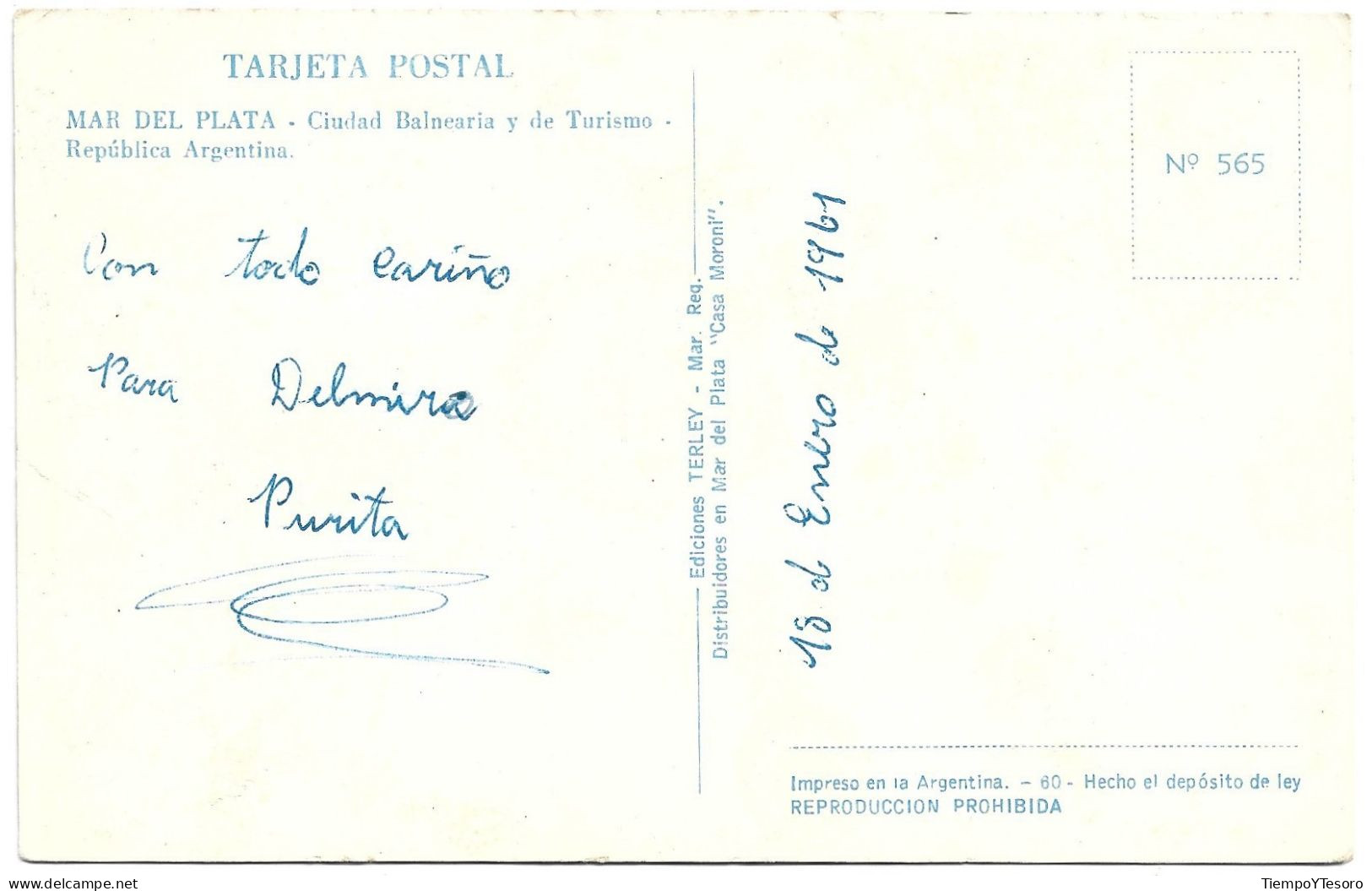 Postcard - Argentina, Mar Del Plata, Edification Next To The Beach, N°582 - Argentine