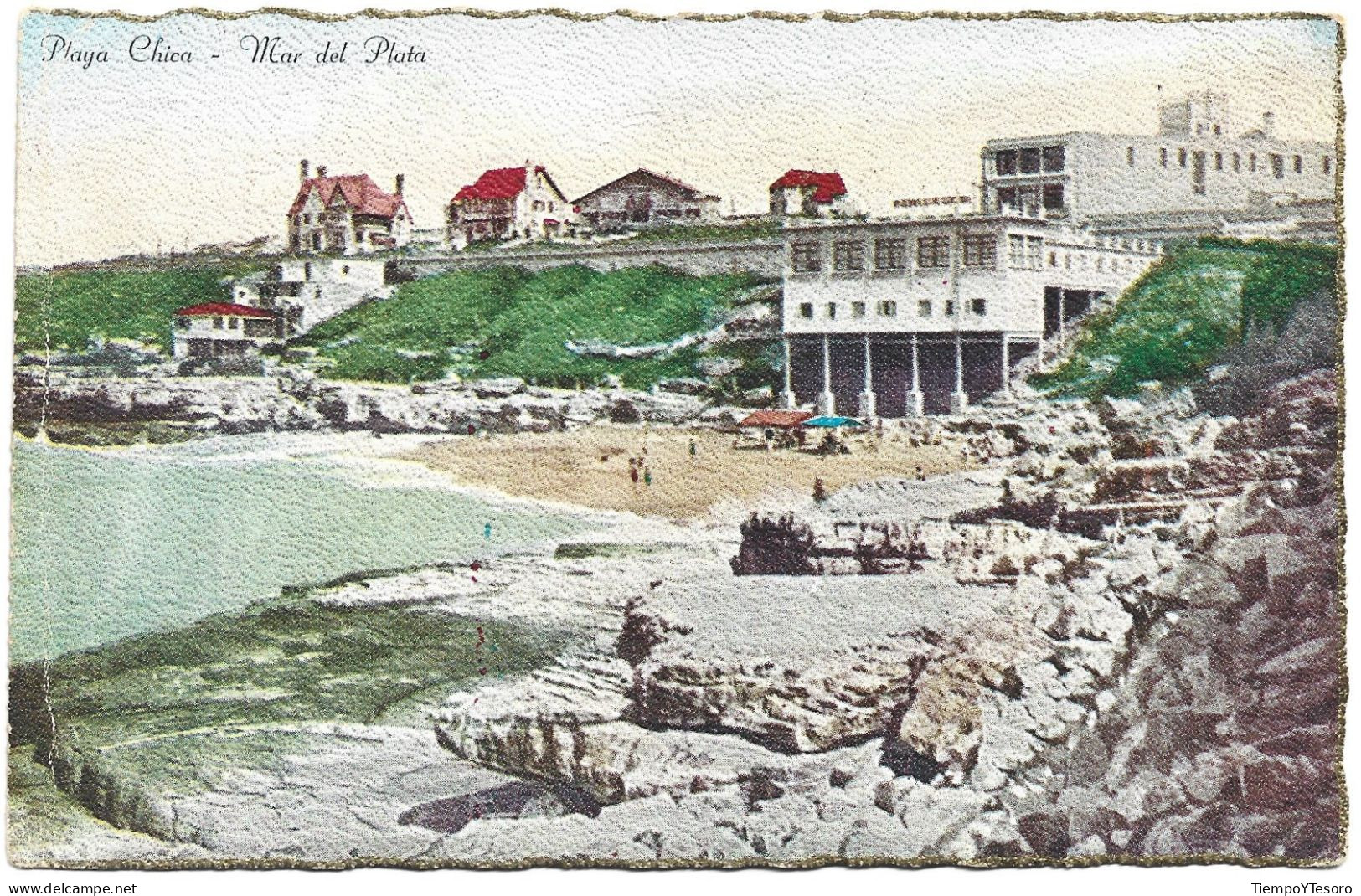 Postcard - Argentina, Mar Del Plata, Chica Beach, N°586 - Argentine