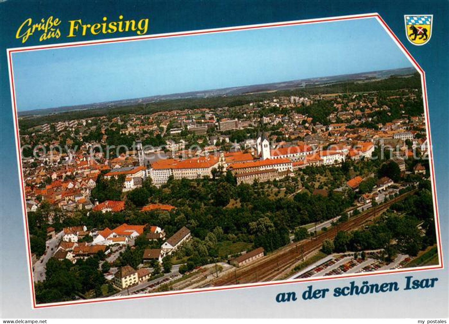 73714923 Freising Oberbayern Fliegeraufnahme Freising Oberbayern - Freising