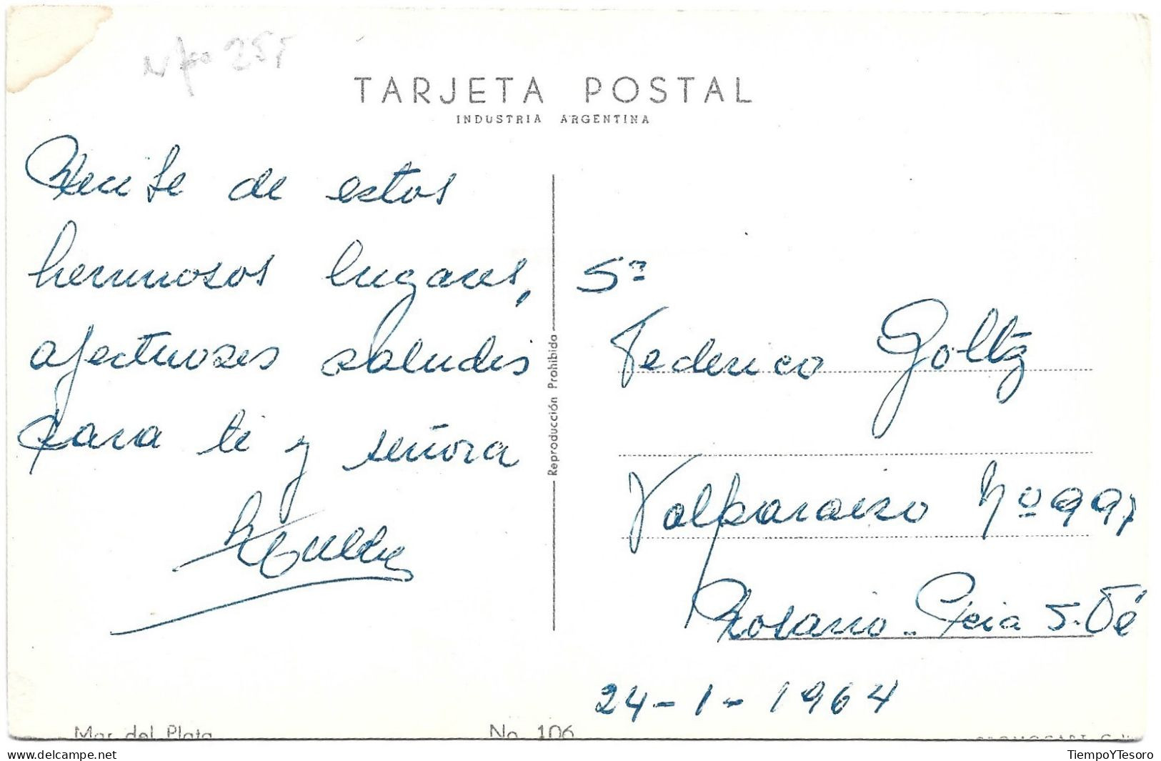 Postcard - Argentina, Mar Del Plata, Bristol Beach And Casino, N°587 - Argentine