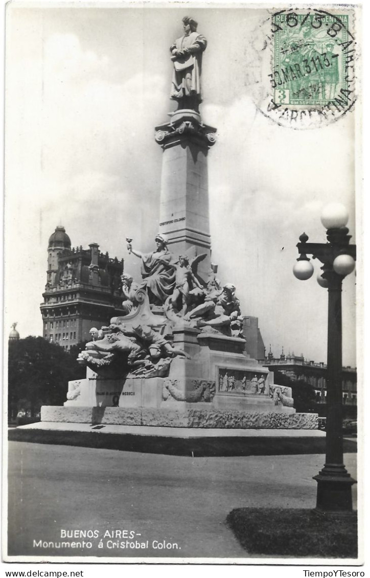Postcard - Argentina, Buenos Aires, Cristóbal Colón, N°590 - Argentine